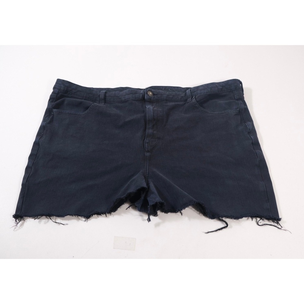 American Eagle Shorts Womens 24 Navy Blue Next Level Stretch Distressed Cut Off